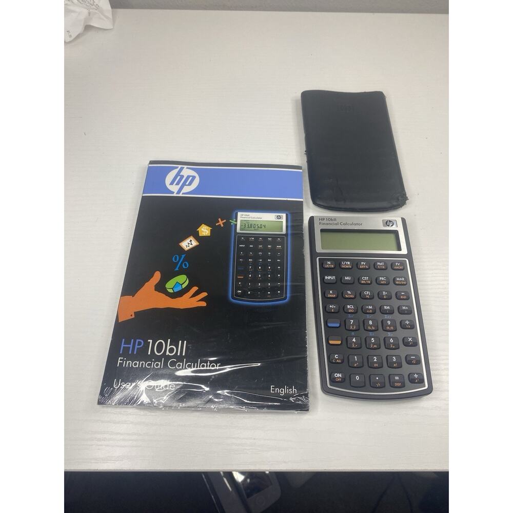 Hewlett Packard HP-10BII Plus Financial Calculator Needs Batteries